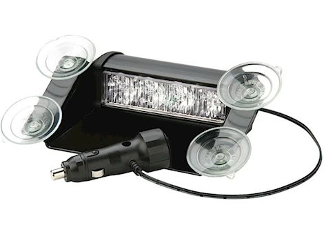 Ecco Safety Group Directional led: deck/dash/window, single, 12-24vdc, 14 flash patterns, red Main Image