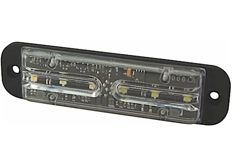 Ecco Safety Group (DPN) DIRECTIONAL LED: SPLIT COLOR/SURFACE MOUNT/13 FLASH PATTERNS/12-24VDC/AMBER