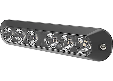 Ecco Safety Group Directional LED: Split-color, surface mount, 12-24VDC, 21 flash patterns, red/cl