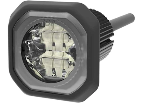 Ecco Safety Group DIRECTIONAL LED, SINGLE COLOR, FLUSH MOUNT, 69 FLASH PATTERNS, 12-24VDC, BLUE/AMBER