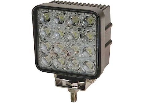 Ecco Safety Group WORK LAMP, 16 LED, SQUARE, FLOOD,12-24V