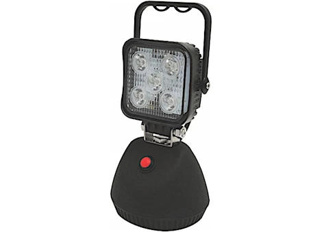 Ecco Safety Group WORKLAMP 5LED SQUARE FLOOD 12-24VDC NAPLUG W/WALL CHARGER