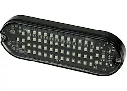 Ecco Safety Group Directional led: oval surface mount, 12vdc, 15 flash patterns, amber