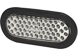 Ecco Safety Group Directional led: oval grommet mount, 12vdc, 8 flash patterns, w/ plug, clear