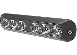 Ecco Safety Group Directional, 6 led, surface mount, 12-24vdc, split-c clear/red