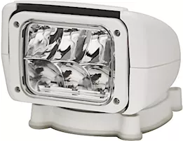 Ecco Safety Group Remote spotlight: led (10), spot beam, 90deg tilt range, wireless radio ray, square, 12-24vdc, white