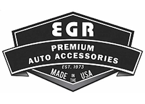 EGR 20-c silverado/sierra 2500/3500 double cab in-channel window visor 4pc matte black Main Image