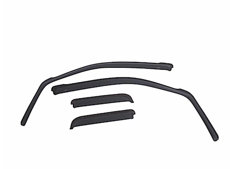 EGR 20-23 RAM 2500/3500 CREW/MEGA CAB IN-CHANNEL WINDOW VISOR 4PC MATTE BLACK