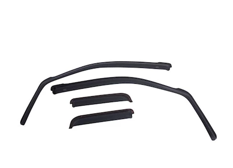 EGR 19-23 ram crew cab in-channel window visors front & rear set dark smoke finish Main Image