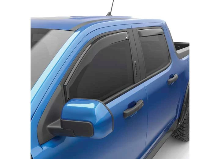 EGR 22-C MAVERICK IN-CHANNEL WINDOW VISORS FRONT/REAR SET DARK SMOKE