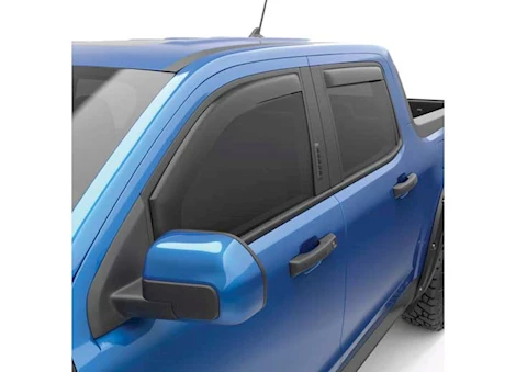 EGR 23-c maverick in-channel window visors front/rear set matte black Main Image