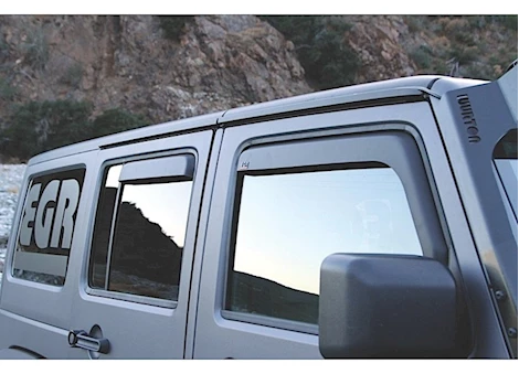 EGR In-Channel Slimline Window Visors (4PC)