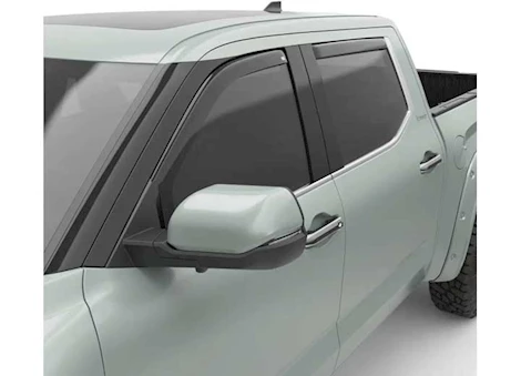 EGR 22-c tundra in channel window visors front/rear set dark smoke Main Image