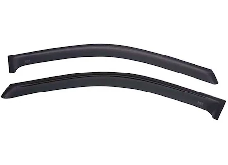 EGR 24-C RANGER TAPE-ON WINDOW VISORS FRONT PAIR DARK SMOKE