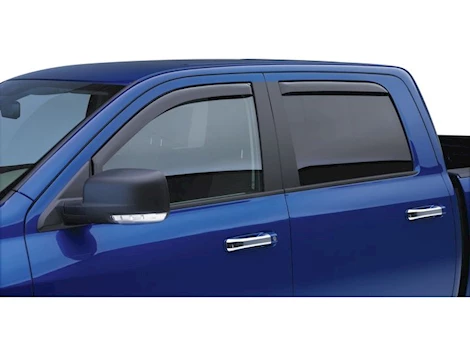 EGR 19-C SILVERADO SIERRA 1500 DBL CAB IN-CHNL MATTE BLACK WINDOW VISORS