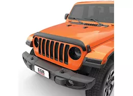 EGR 18-c gladiator (jt)/wrangler (jl, jlu) superguard hood guard matte black