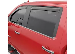 EGR 20-c silverado/sierra 2500/3500 double cab in-channel window visor dark smoke 4pc