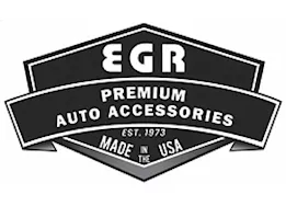 EGR 20-c silverado/sierra 2500/3500 double cab in-channel window visor 4pc matte black
