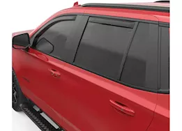 EGR 21-c tahoe in channel window visors front/rear set matte black