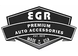 EGR 20-23 ram 2500/3500 crew/mega cab in-channel window visor 4pc matte black