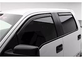 EGR 09-14 f150 crew cab 4pc in channel slimline window visors matte black