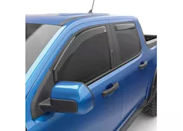 EGR 22-c maverick in-channel window visors front/rear set dark smoke