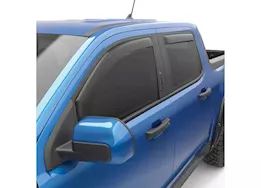 EGR 23-c maverick in-channel window visors front/rear set matte black