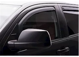 EGR 07-21 tundra double cab 4pc in channel slimline window visors matte black