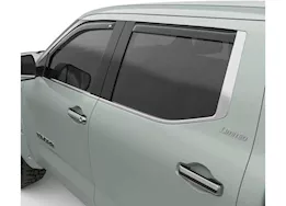 EGR 22-c tundra in channel window visors front/rear set dark smoke