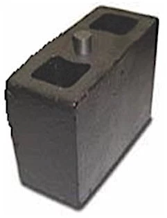 ProComp 99-13 SILV/SIERRA 1500 4IN REAR LIFT BLOCK; TAPERED