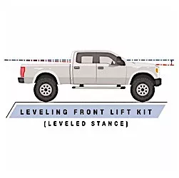 ProComp 05-c ford f150 front 2.5in leveling kit w/strut extension with spacer (1.5"-2.5" adjustability)