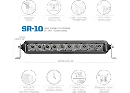 ProComp 10in single row led combo