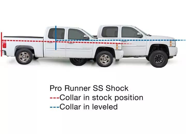 ProComp Pro runner ss monotube front 0-2in lift