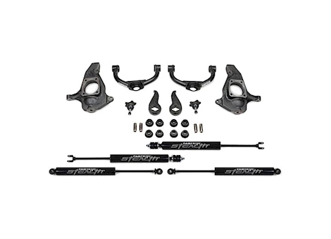 Fabtech 11-11 GM SILVERADO/SIERRA 2500HD 1IN REAR BLOCK & U-BOLT KIT