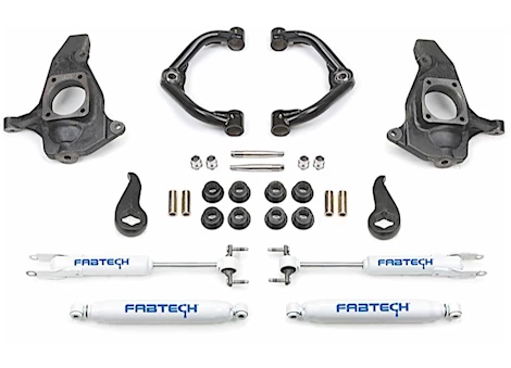 Fabtech 3.5IN ULTIMATE SYS W/UNIBALL UC & PERF SHOCKS 2011-19 GM C/K2500HD/3500HD