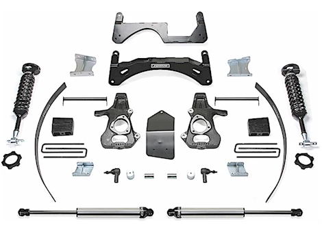 Fabtech 6IN BASIC SYS W/ DL 2.5 & 2.25 14-18 GM C/K1500 P/U W/ OE FORG STL UCA