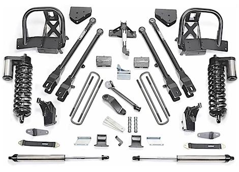 Fabtech 6IN 4LINK SYS W/DLSS 4.0 C/O& RR DLSS 2011-16 FORD F350/450 4WD 8 LUG