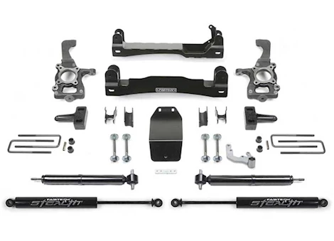 Fabtech 4IN BASIC SYS W/ RR STEALTH 2015-20 FORD F150 4WD