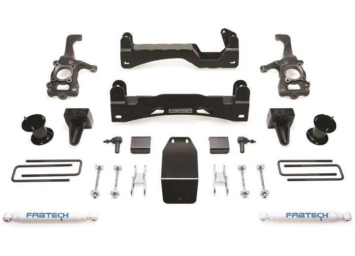 Fabtech 6in basic sys w/perf shks 2015-20 ford f150 4wd Main Image