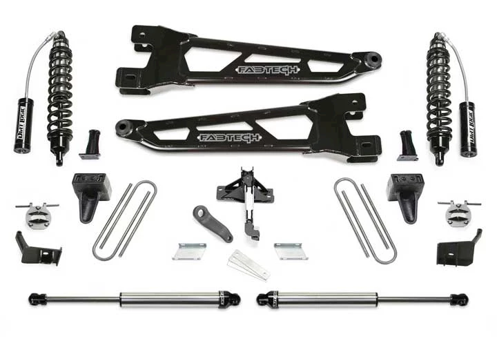 Fabtech 23-C FORD F250/F350 4WD DIESEL 6IN RAD ARM SYS W/ 2.5 & 2.25