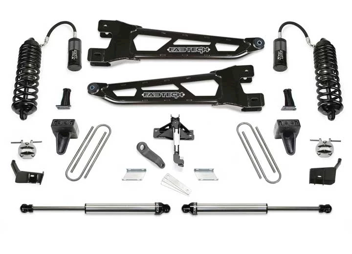 Fabtech 23-C FORD F250/F350 4WD DIESEL 6IN RAD ARM SYS W/ 4.0 & 2.25