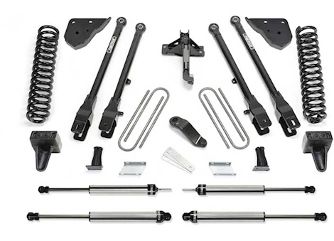 Fabtech 23-C FORD F250/F350 4WD DIESEL 4LINK SYS W/COILS & DLSS SHKS