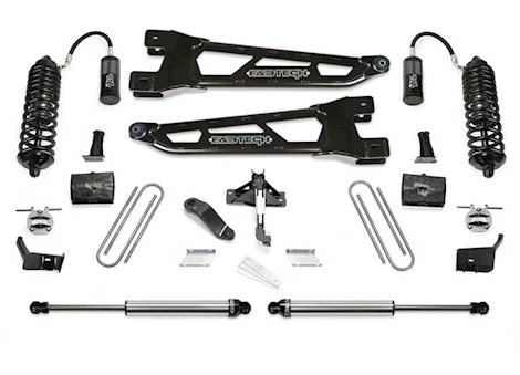 Fabtech 23-C FORD F450/F550 4WD DIESEL 6IN RAD ARM SYS W/ 4.0 & 2.25DL
