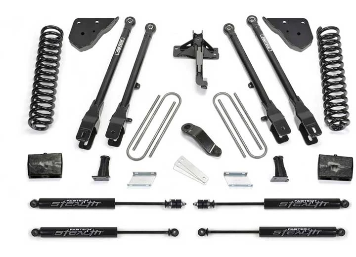 Fabtech 23-c ford f450/550 4wd diesel 6in 4link sys w/coils & stealth Main Image