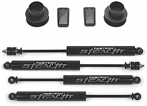 Fabtech 2.5IN COIL SPCR KIT W/STEALTH 2013-18 RAM 3500 4WD W/FACTORY RADIUS ARMS