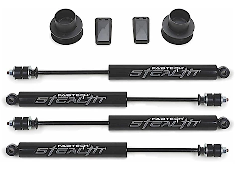 Fabtech 2.5IN COIL SPCR KIT W/STEALTH 2014-18 RAM 2500 4WD