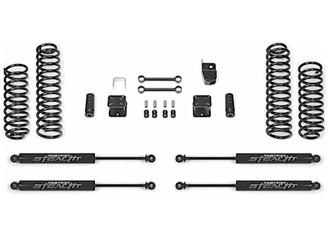 Fabtech 3IN SPORT SYSTEM W/ STEALTH 2007-18 JEEP JK 2-DOOR