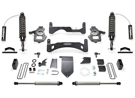 Fabtech 6IN PERF SYS G2 W/DL 2.5 & 2.25 14-18 GM C/K1500 P/U W/ OE ALM OR STMP STL UCA