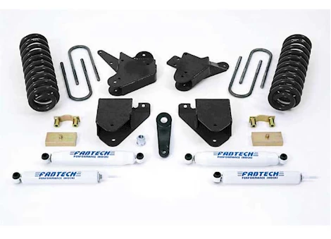 Fabtech 6IN BASIC SYS W/PERF SHKS 99-00 FORD F250/350 2WD W/GAS & 6.0L DIESEL