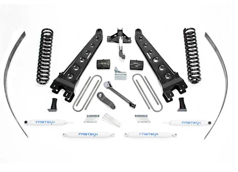 Fabtech 8IN RAD ARM SYS W/COILS & PERF SHKS 2008-16 FORD F250 4WD W/O FACTORY OVERLOAD